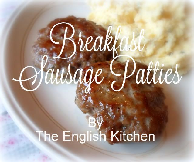 The English Kitchen Breakfast Sausage Patties